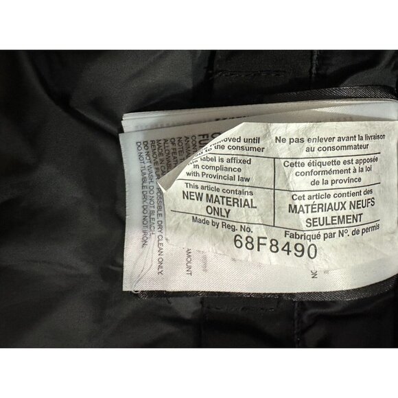 Vetements Canada Goose Down Jacket Parka color black sz XL - Picture 11 of 16